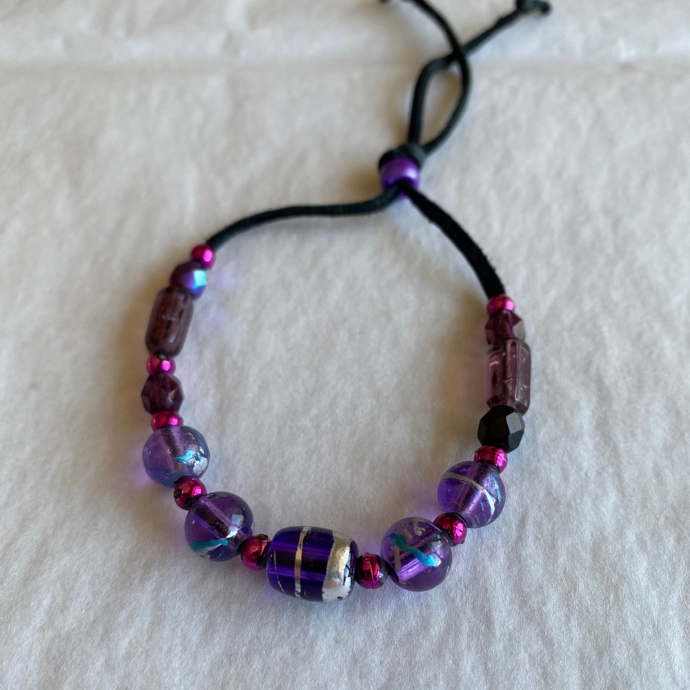 Purple Adjustable Bracelet 🔮